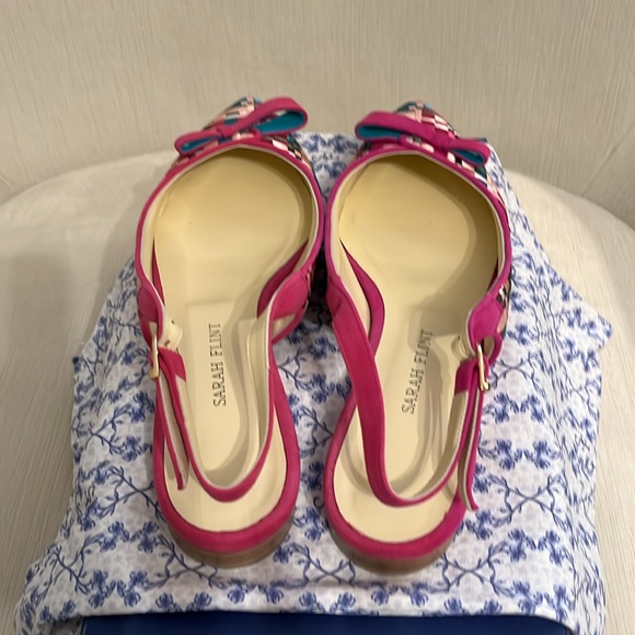 Sarah Flint Natalie Sling fuchsia & turquoise SZ 9 (EU 39.5) - Picture 7 of 8